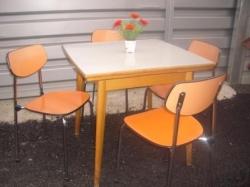 Original 50er Jahre Desinger Essgruppe, Essgruppe, Esszimmer, Essmöbel, 50er Jahre, 60er Jahre