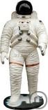 50er Jahre Astronaut, Amerika, Nasa, USA, Universum, All, Weltraum, Sterne, Planet, Figur, Statue