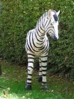 Zebra, Figur, Dekofigur, Tier, Tiere, afrikanische Tiere, Zoo, Dekoration, Messe, Event, gestreift,