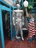 Roboter, leuchtender Roboter, Roboter leuchtend, Space, Dekoration, Deko Figur, Messe, Event, Verans Roboter, leuchtender Roboter, Roboter leuchtend, Space, Dekoration, Deko Figur, Messe, Event, Verans