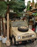 1-Halber Safari Jeep, Jeep, Afrika, Dschungel, Safari, Auto, Dekoration, Messe, Event, Veranstaltungsd