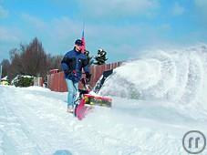 2-Schneefräse mit Benzinmotor