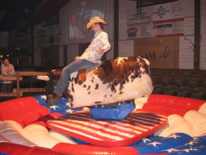 Rodeo-Bull-Riding, Bullenreiten, Rodeo, Bullriding