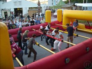 3-Riesenkicker/ Human Table Soccer/ Tischfussball/ Kicker/ Menschenkicker/ XXL Kicker/ Mega Kicker