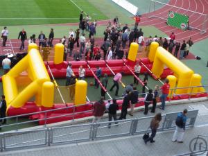 1-Riesenkicker/ Human Table Soccer/ Tischfussball/ Kicker/ Menschenkicker/ XXL Kicker/ Mega Kicker