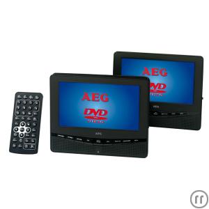 Mobile DVD-Player im Set AEG DVD 4549 LCD Schwarz