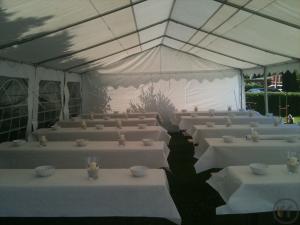 3-Festzelt - Partyzelt - Zelt - Gartenzelt XXL in 5 x 18 m auf Wunsch auch mit Boden