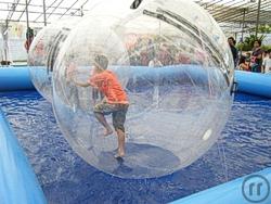 3-Aqua Balls / Zorbing / Wasserbälle mit Pool mieten für Events