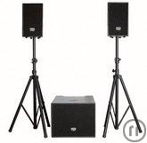 2-DAP Pro 1,5-3Kw PA-Anlage Party, Bühne, Messe usw. PA Anlage