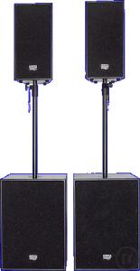 3-DAP Pro 1,5-3Kw PA-Anlage Party, Bühne, Messe usw. PA Anlage