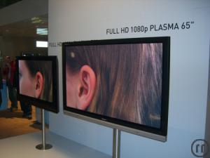 65 Zoll Plasma Display von Panasonic TH-65PF12EK Full HD für Messe und Events