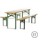 Festzeltgarnitur / Bierbank Tisch 70cm breit Festzeltgarnitur / Bierbank Tisch 70cm breit
