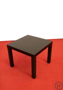 1-Lounge Tisch, Holz, schwarz