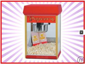 1-Profi Popcornmaschine 8oz Golden Popcorn Auf Wunsch mit Nostalgischen Unterwagen