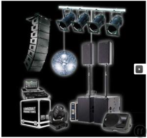 Tonanlage Lichtanlage Beschallungsanlage auch mit DJ Service od. in Verbindung mit Karaokeanlage