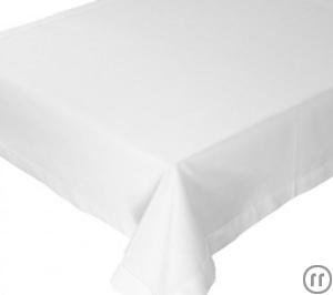 Tischdecke 2,30 m x 1,30 m; weiß