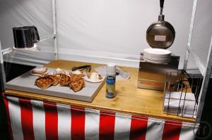 1-BELGISCHE WAFFELN im Funfood Stand inkl. Personal