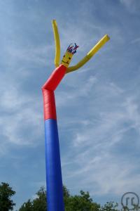 6m hoch Skydancer Einbein Figur mit Pfeil ca schöne Dekoration Eyecatcher 