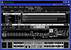 2-Atari 1040 mit Cubase, 24 oder Emagic Logic