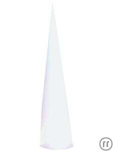 2-Aircone LED 63cm, DMX, Sound to Light, 6m Pyramide