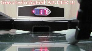 1-Kicker - Tischkicker - Fußball Kickertisch - Speed Kicker - Geschwindigkeit Kicker - Turnie...