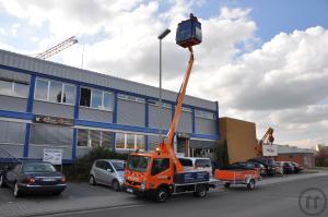 Hubsteiger, Arbeitsbühne, Höhe 10,25m, Gewicht 3,5t, Führerschein B oder 3, ohne Stützen, Elektropak