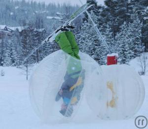 3-Bubble Football Bumper - ein irrer Spaß für aktive Spieler wie auch die Zuschauer!