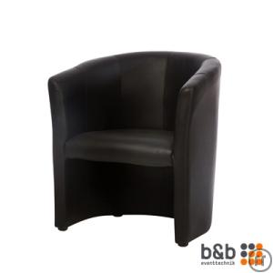 Cocktail-Sessel schwarz oder weiß