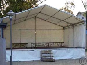 Bühne mit Dach Zeltüberdachung 8x6m