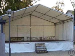 Bühne mit Dach Zeltüberdachung 8x6m