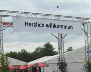 1-Plane "Herzlich Willkommen"