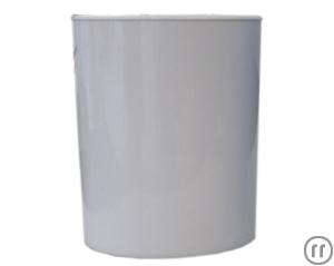 1-Abfallbehälter klein weiß
