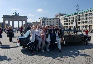 5-Stretchtrabi für Stadtrundfahrten in Berlin. Stretchtrabant, Trabant Rundfahrt Trabi City To...