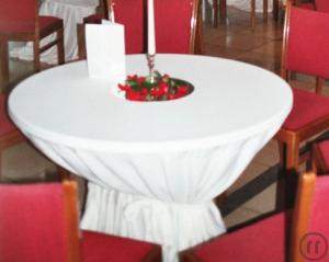 Husse A-Qualität für Tisch rund 100cm