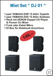 2-Diese Set ist für den DJ oder Karaoke geeignet. 
Lautsprecher - PA - Beschallungsanlage - B...