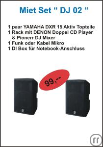 3-Diese Set ist für den DJ oder Karaoke geeignet. 
Lautsprecher - PA - Beschallungsanlage - B...