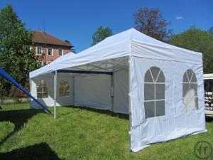 1-Faltpavillon 3 m x 6 m