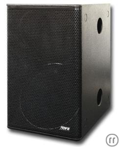 3-Prof. Musikanlage mit kräftigem Subwoofer für 20 - 90 Personen