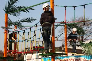 6-mobiler Klettergarten für Kinder 
die Attraktion für Ihr Event