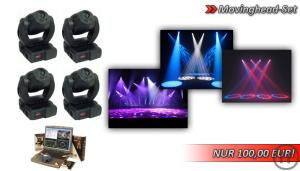 4er-Set Movinghead,kopfbewegte Scheinwerfer,Movinglight,Scheinwerfer,Spotlight, 250W Entladungslampe 4er-Set Movinghead,kopfbewegte Scheinwerfer,Movinglight,Scheinwerfer,Spotlight, 250W Entladungslampe