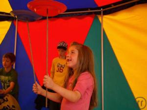 3-Spiele Circus / Spielmobil / Spielbereich für Kinder im Verleih für Events