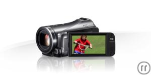 1-CANON LEGRIA HF M406 FULL HD CAMCORDER + EXT. MIKROFON CANON DM-100