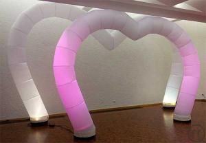 4-LED RGB AirCone Herz gross - Höhe ca. 4m