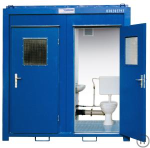 1-WC Container, Sanitär Container, Toiletten Container