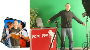 2-Foto Aktion Greenscreen Fotobox / Fotobooth / bmit Greenscreen Technik für veranstaltungen m...