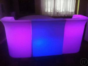 3-Details zu Mobile Leucht Bartheke - Bar Element - LED Bar mit Farbwechsler - Leuch Bar Theke