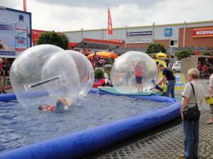 2-Wasserlaufbälle / Aqua-Balls / Wasserbälle / Aqua-Zorbing