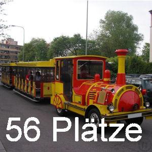 1-Wegebahn / Shuttle Bahn / Mobile Eisenbahn / Personenzug / Stadtbahn / Bimmelbahn
