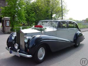 5-Oldtimer Rolls-Royce Silver-Wraith von 1952 mit Chauffeur für Hochzeiten und andere Anlä...