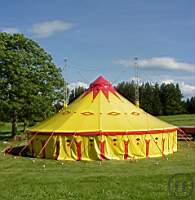 1-Zirkuszelt | Circuszelt - 16 Meter rund (ca. 200 m²)